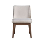 Ginny - Boucle Velvet Side Chair (Set of 2) - Walnut