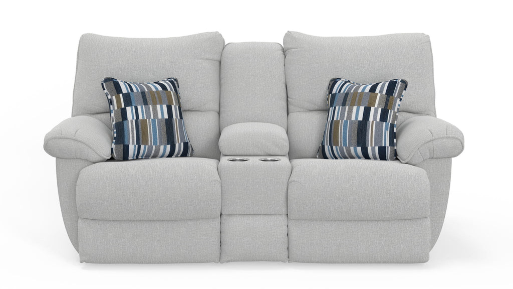 Lenny - Power Lay Flat Reclining Console Loveseat