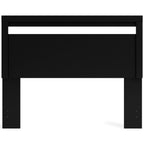 Finch - Queen Panel Headboard - Black