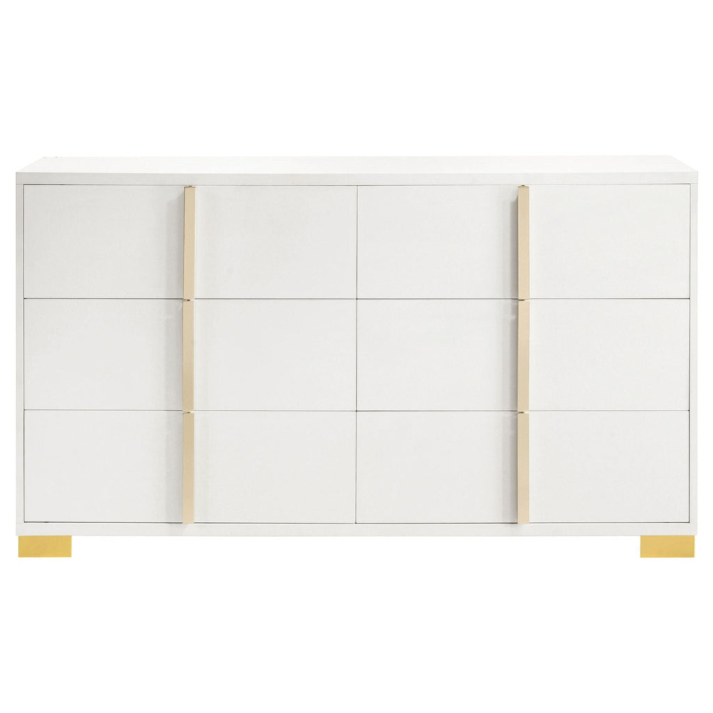 Marceline 6-drawer Dresser White