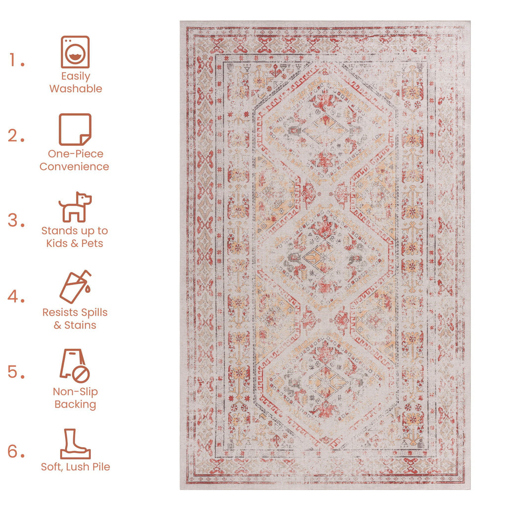 Maval - Trendy Area Rug, Washable