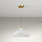 Astral - Single Light Pendant Lamp For Entrance Kitchen Island - Gold / White