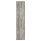 Burke 4-shelf Engineered Wood Media Tower Grey Driftwood