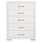 Jessica 5-drawer Bedroom Chest Snow White