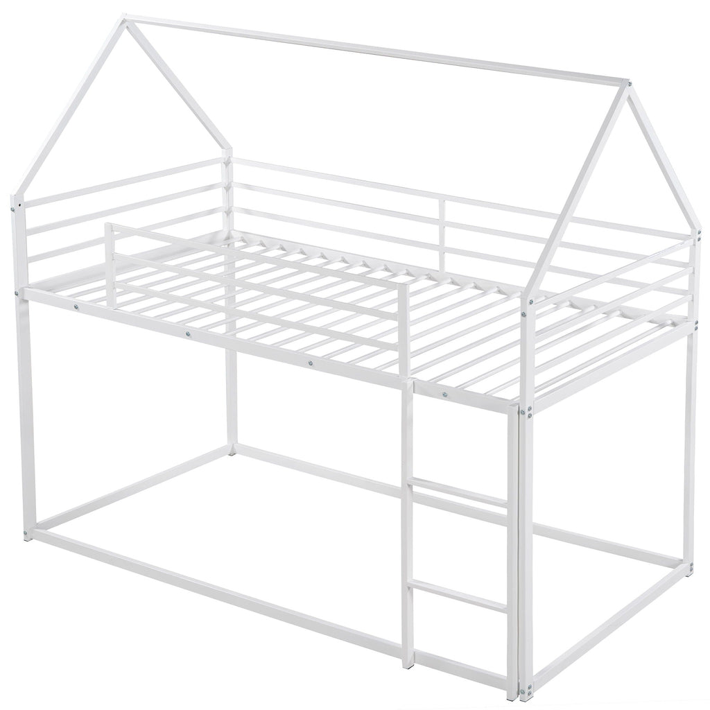 House Bunk Bed With Built In Ladder