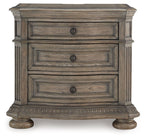 Ardenfield - Three Drawer Night Stand - Light Brown