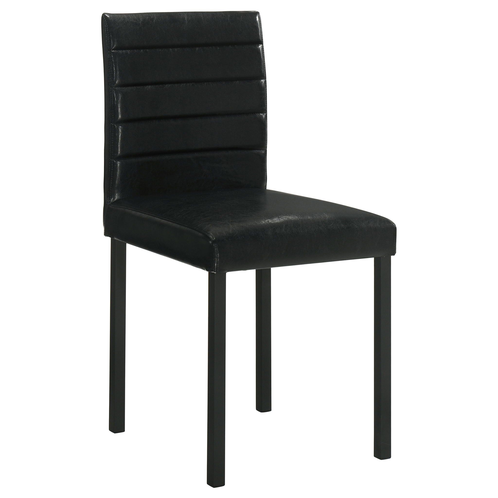 Garza Upholstered Dining Side Chair Black (Set of 4)