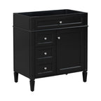 Bathroom Vanity With 2 Drawers And Tip-Out Drawer, Storage Cabinet