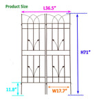 Metal Garden Trellis Rustproof For Climbing Plants Outdoor Flower Support