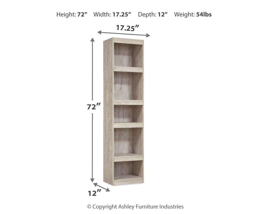 Willowton - Pier - 4 Shelves - Whitewash