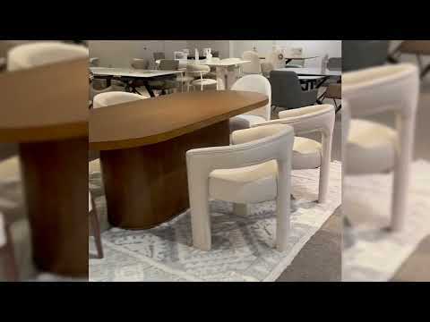 Gamarya - Dining Table - Dark Oak