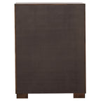 Jessica 5-drawer Bedroom Chest Cappuccino