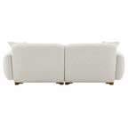Darius - Sofa With 2 Pillows - Beige Boucle