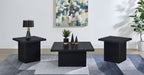 Devar 3-piece Square Cocktail Coffee End Table Set Black