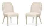 Lorelei - Upholstered Host Chair (Set of 2) - Misty Cloud