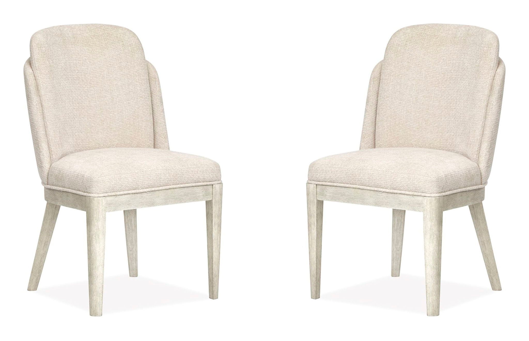 Lorelei - Upholstered Host Chair (Set of 2) - Misty Cloud