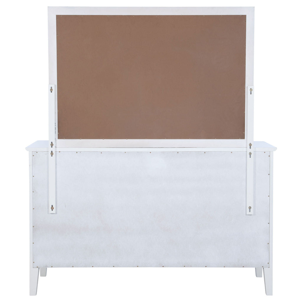 Bexhill 10-drawer Dresser and Mirror White