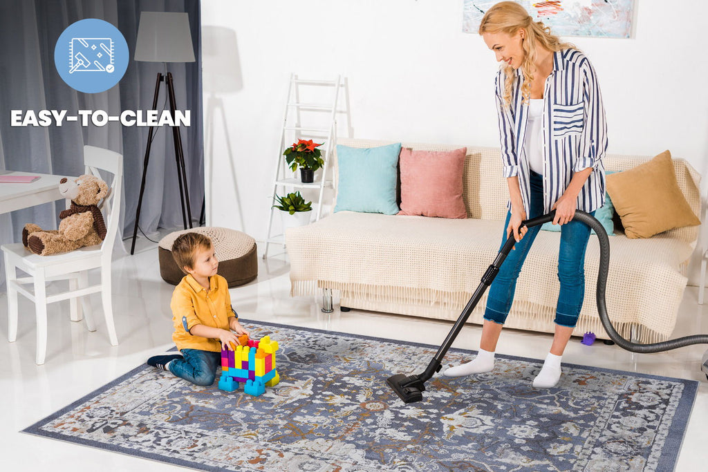 Payas - 6' X 9' Traditional Area Rug - Blue