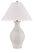 Ashbend - Ceramic Table Lamp - Antique White