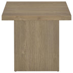 Devar 2-piece Square Cocktail Coffee End Table Set Latte