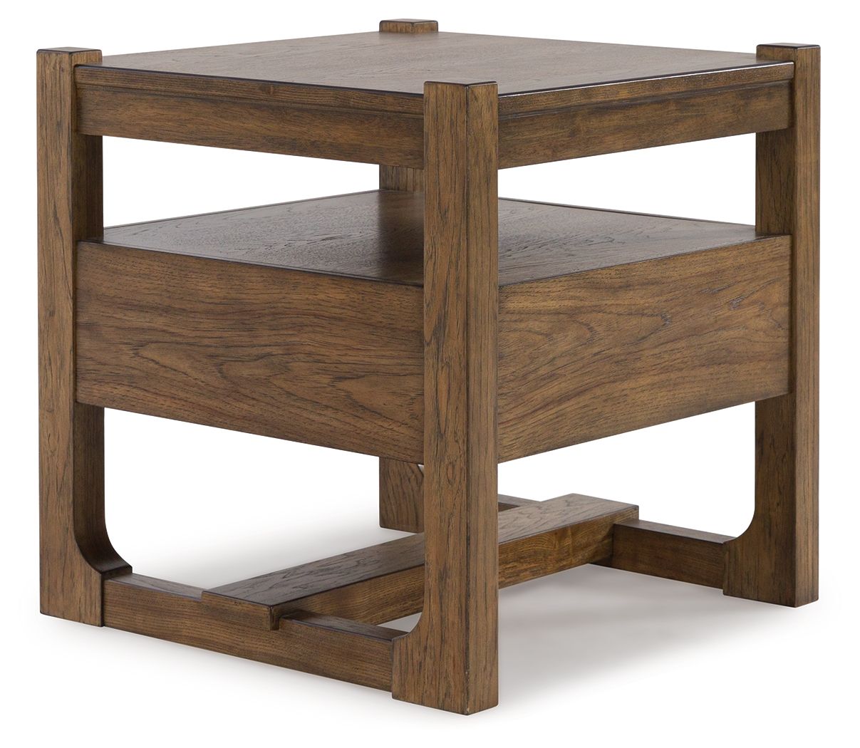 Cabalynn - Square End Table - Light Brown