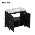 Bathroom Vanity Organizer With Sink, Combo Cabinet Set, Bathroom Storage Cabinet