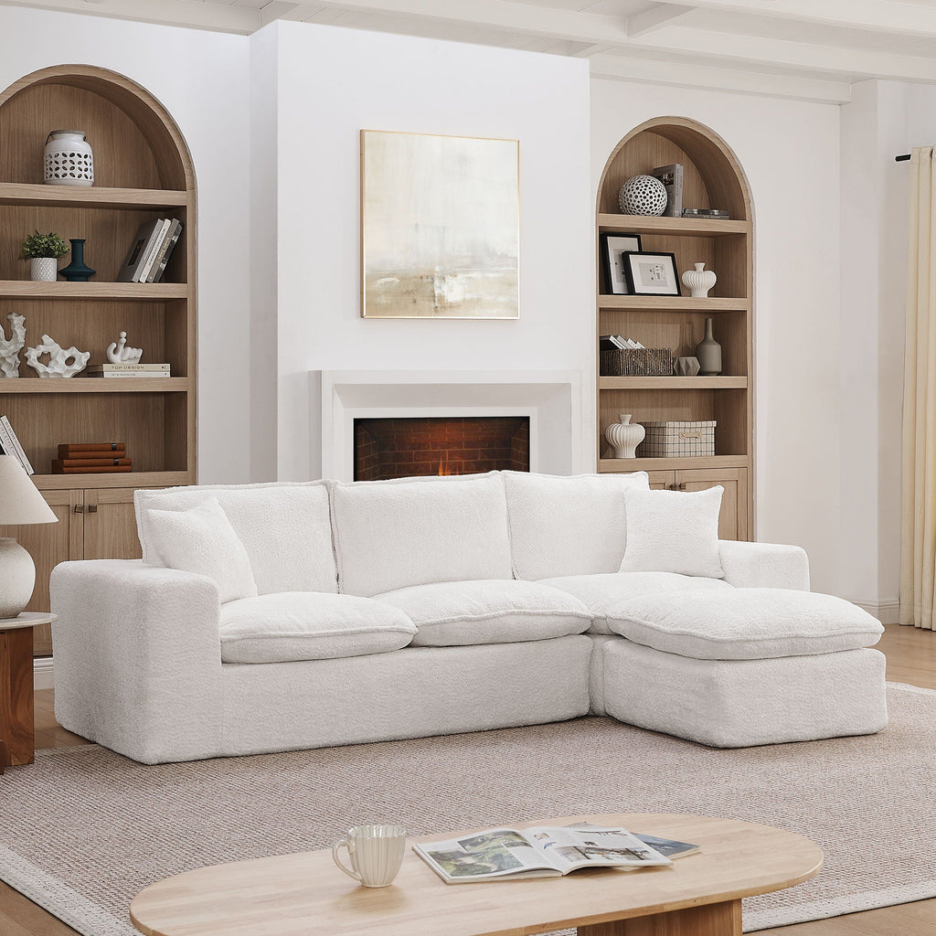 Sectional Sofa With Moveable Ottoman