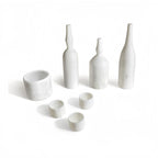 7 Pieces Luxury Natural Marble Living Room Accessories Set