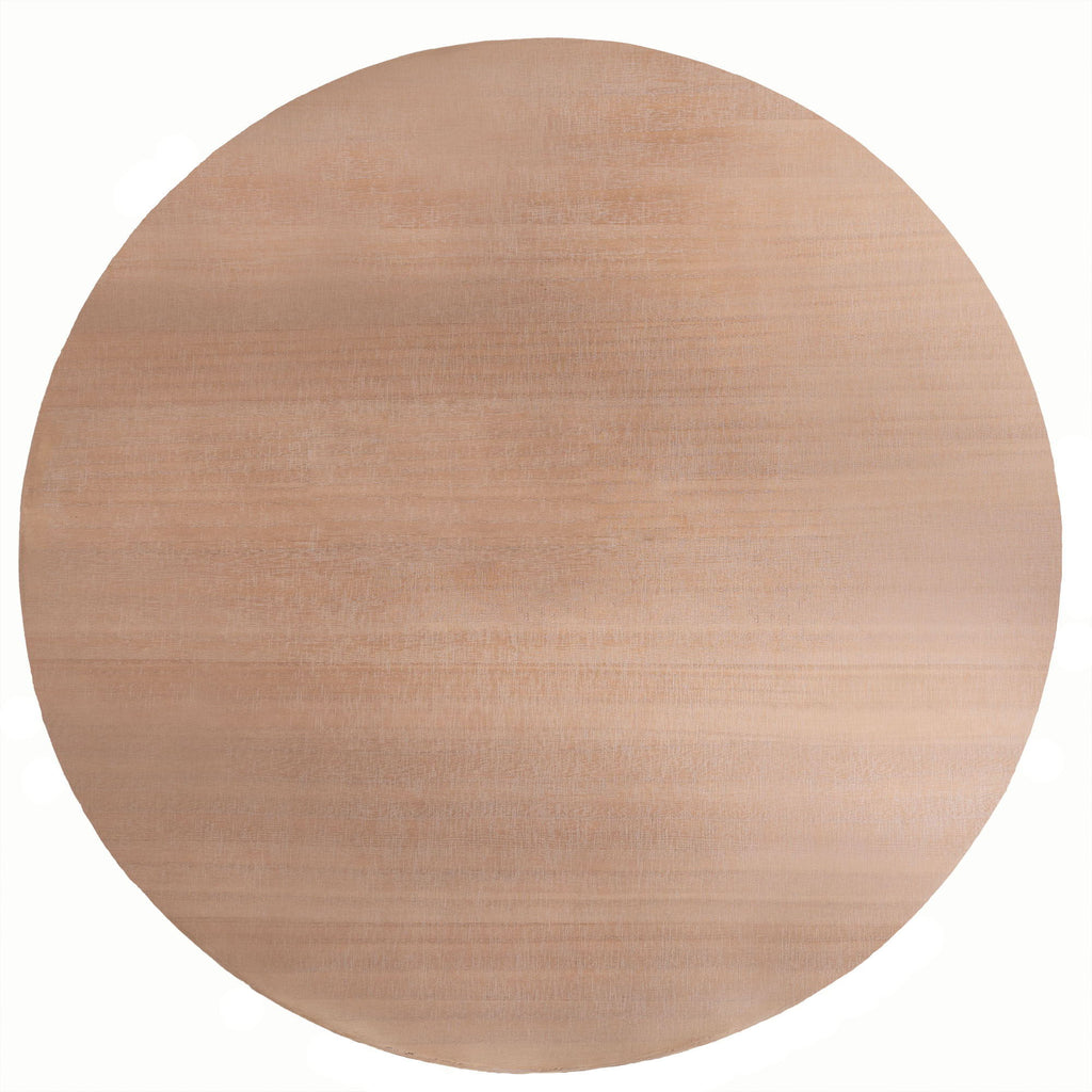 Modern Round Wood Coffee Table, Accent Table For Living Room - Antique Natural / Natural / Rustic