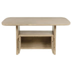 Kailani 7-piece Wood Counter Height Dining Set Beige Oak