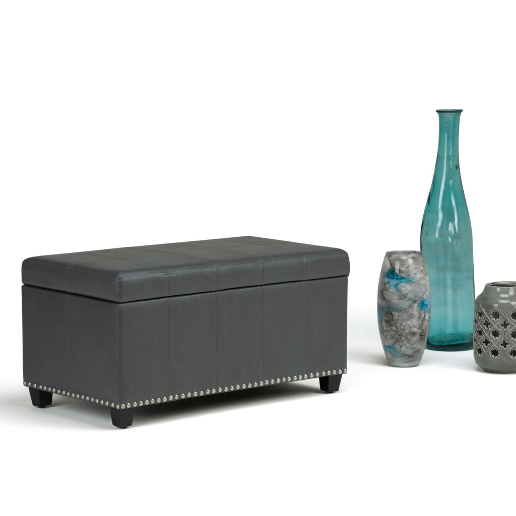 Amelia - Transitional Storage Ottoman Bench