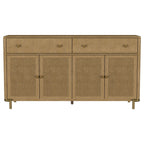 Arini 2-drawer Cane Door Dining Sideboard Server Sand Wash