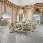 Sorina - Dining Table - Antique Gold