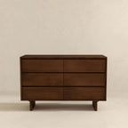 Dubrovnik - Dresser With 6 Drawers - Brown
