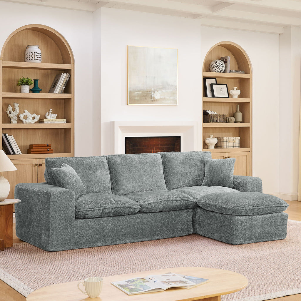 Sectional Sofa With Moveable Ottoman
