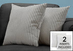 Pillows, Square, Insert Included, Decorative Throw, Hypoallergenic