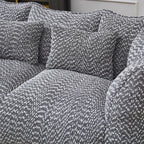 Comfortable Dual Beanbag Chair With High Resilience Foam Core For 2 People