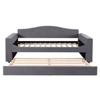 Upholstered Daybed With Storage Armrests, Trundle And Latest Integrated tooth Audio System