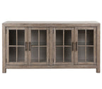Tinley Park - Buffet Curio Cabinet - Dove Tail Gray