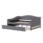 Upholstered Daybed With Light And Trundle