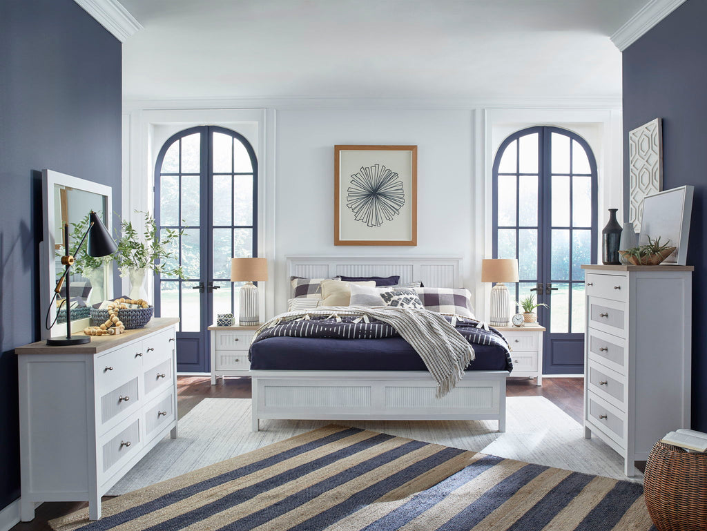 Windmill Harbour - Drawer Chest - White Whisp And Sand