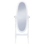 Foyet Wood Adjustable Full Length Cheval Mirror White