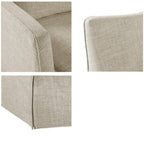 Traditional Design London Skirted Swivel Chair