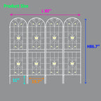 Garden Metal Trellis Rustproof Trellis For Climbing Plants Outdoor Flower Support