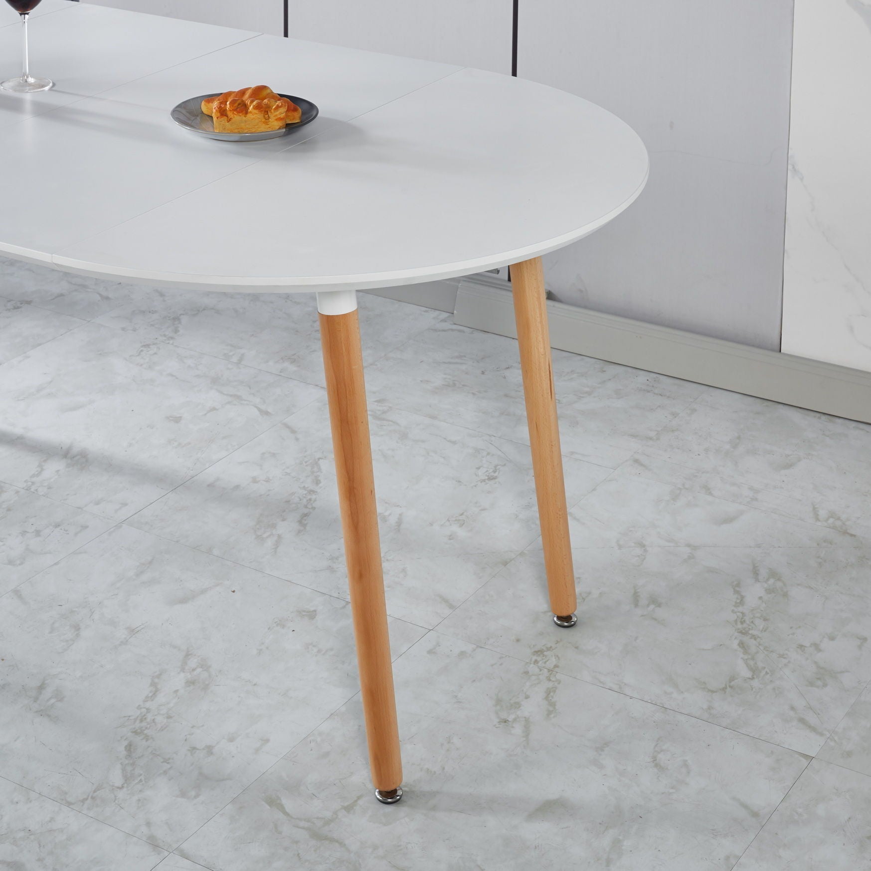 Extensible Table, Dining Table, Office Table, Coffee Table Metal Leg