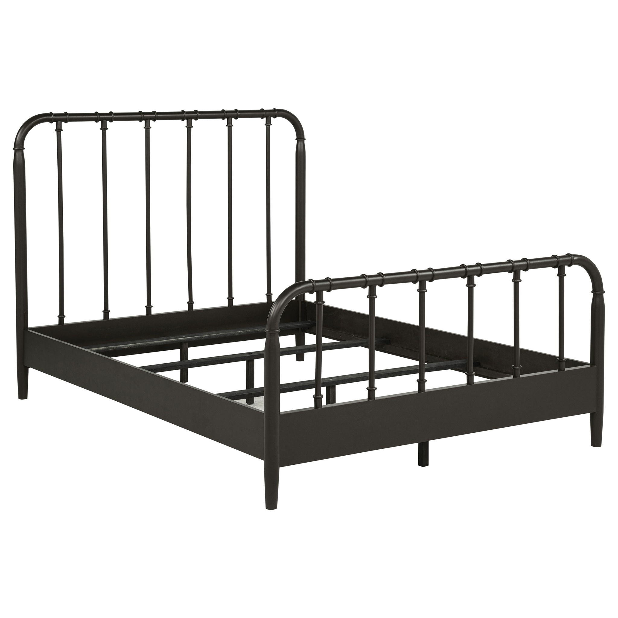 Rocco All Wood Water Pipe Open Frame Full Bed Dark Bronze