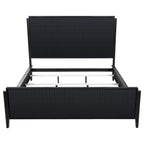 Brookmead Wood California King Panel Bed Black