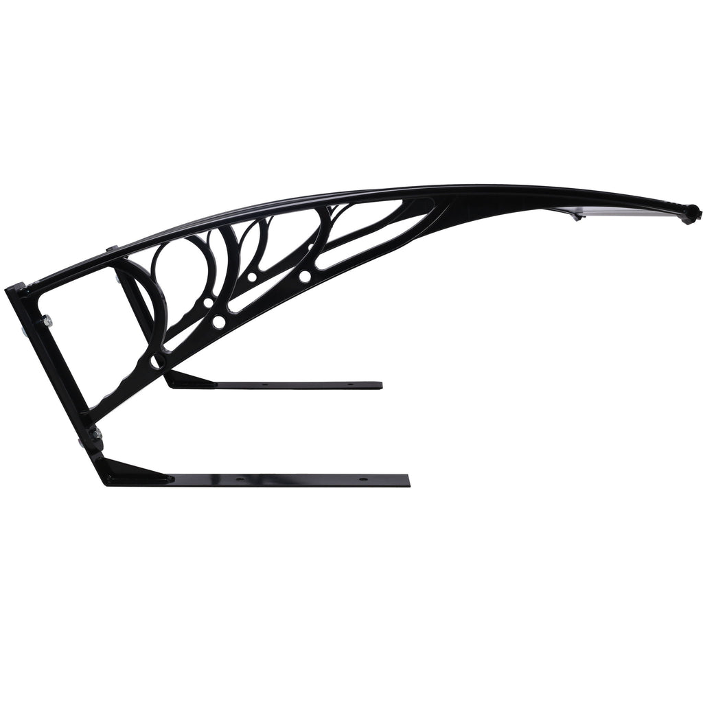 Weather Resistant Polycarbonate Canopy Outdoor Shade Cover For Robotic Lawn Mowers - Black