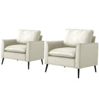 Nordic Retro Light Luxury Upholstered Sofa Chair