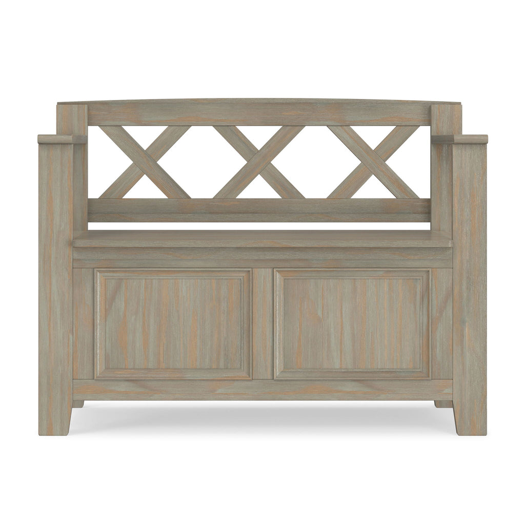 Amherst - Small Transitional Entryway Storage Bench